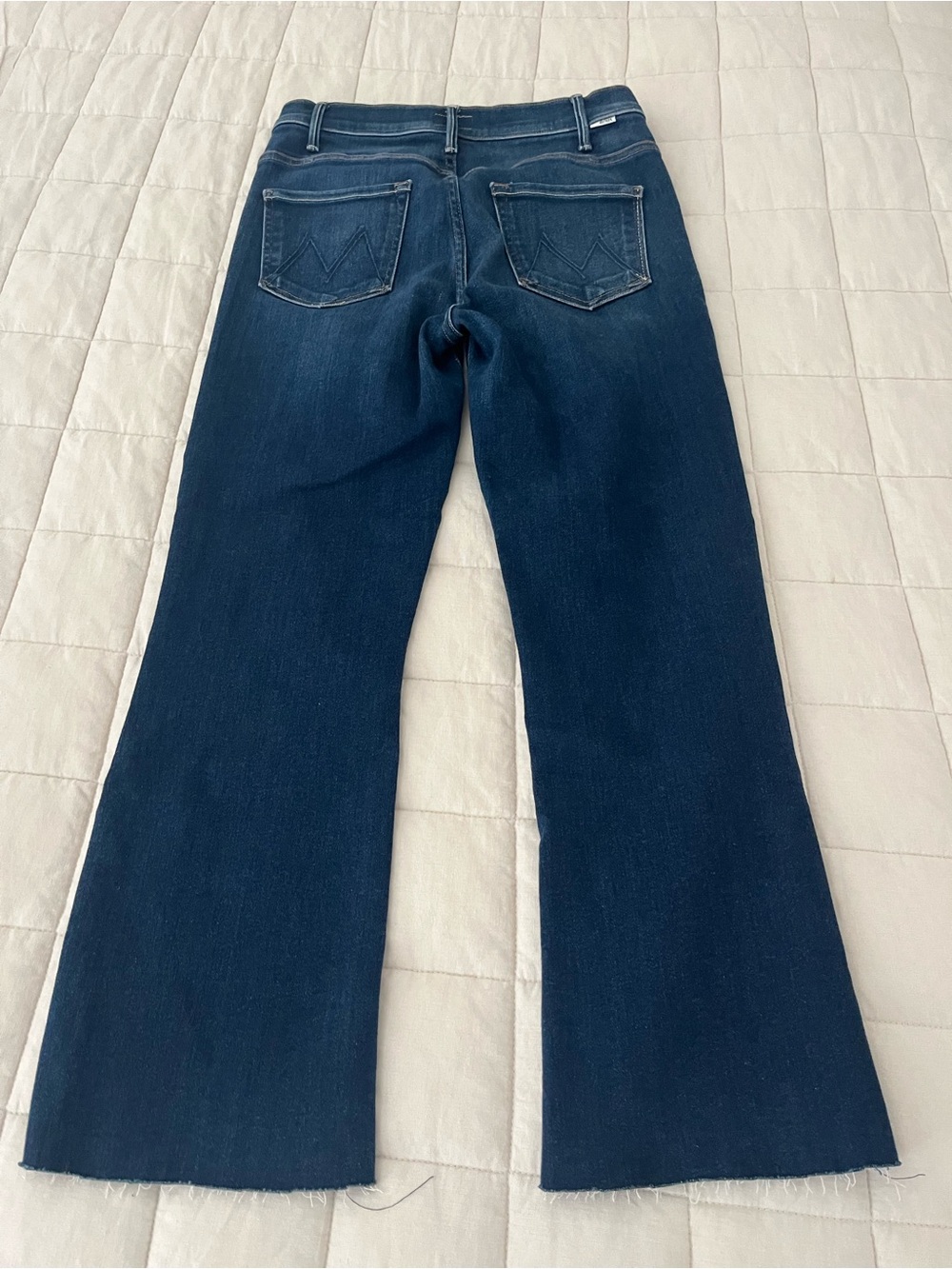 Mother jeans Women's Dark Blue High-Rise Flare Jeans - Picture 8 of 12